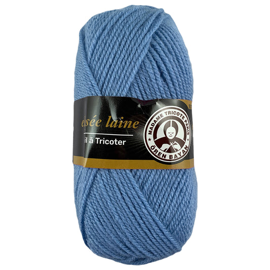 Fil à tricoter elysée 50g - turquoise n°101