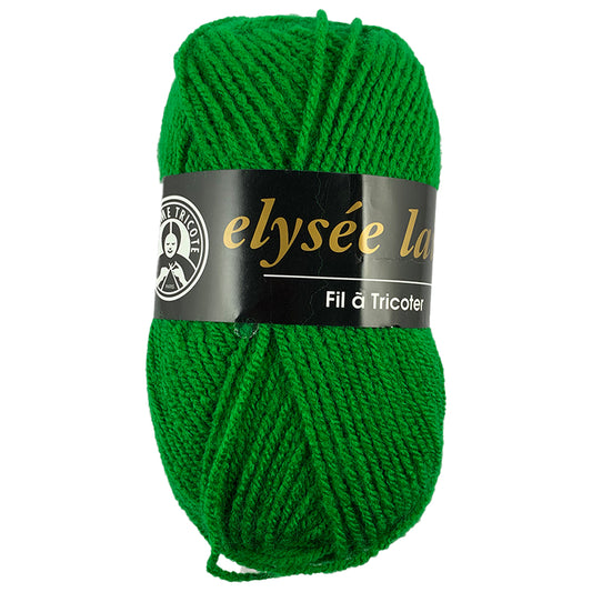 Fil à tricoter elysée 50g - vert sapin n°120