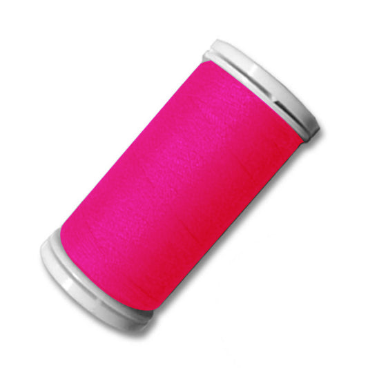 Fil à coudre en polyester 200m - Rose fluo