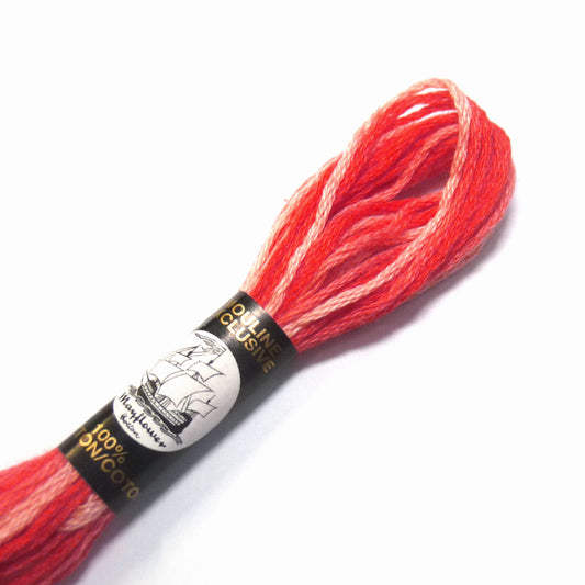 Échevette mouliné 100% coton - rouge n°2402 - prix par pièce