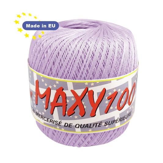 Fil à crocheter MAXY100 100g - lila n°068