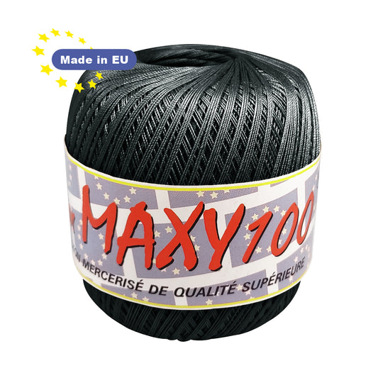 Fil à crocheter MAXY100 100g - anthracite n°156