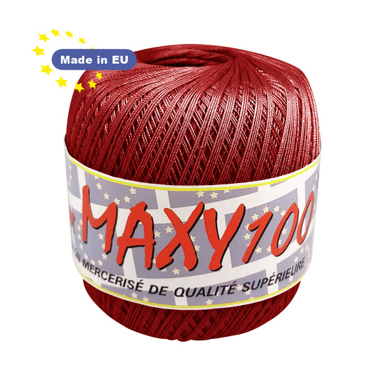 Fil à crocheter MAXY100 100g - rouge persan n°520