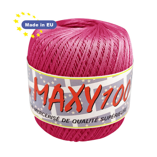 Fil à crocheter MAXY100 100g - feu n°817