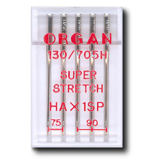 Aiguilles machine super stretch Organ n°75 à 90