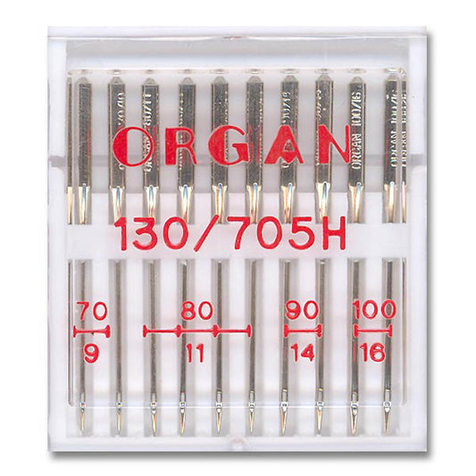 Aiguilles machine standard Organ n°70 à 100 - blister de 10