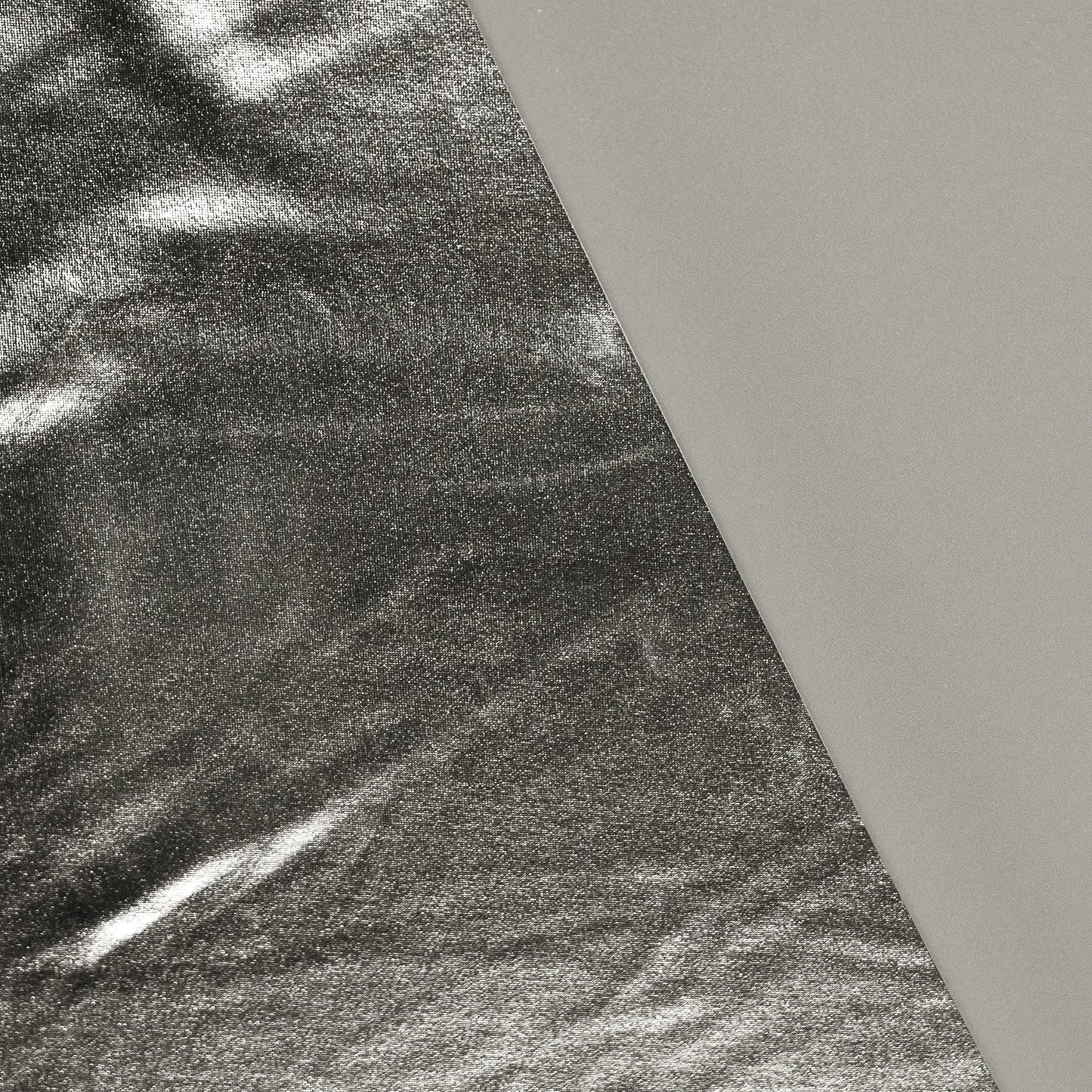Tissu lamé stretch x 50cm - argenté