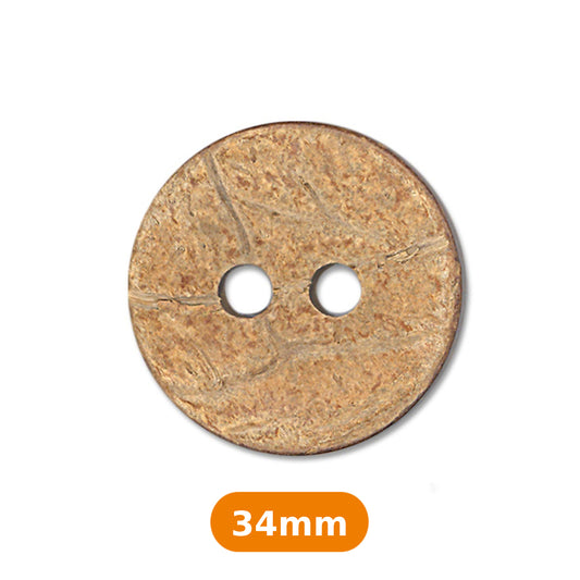 Boutons coco ronds 34 mm