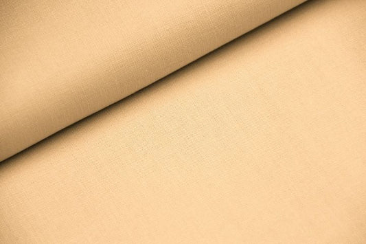 Tissu 100% coton uni certifié Oeko-Tex - sable x 50cm