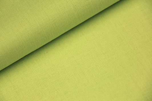 Tissu 100% coton uni certifié Oeko-Tex - lime x 50cm